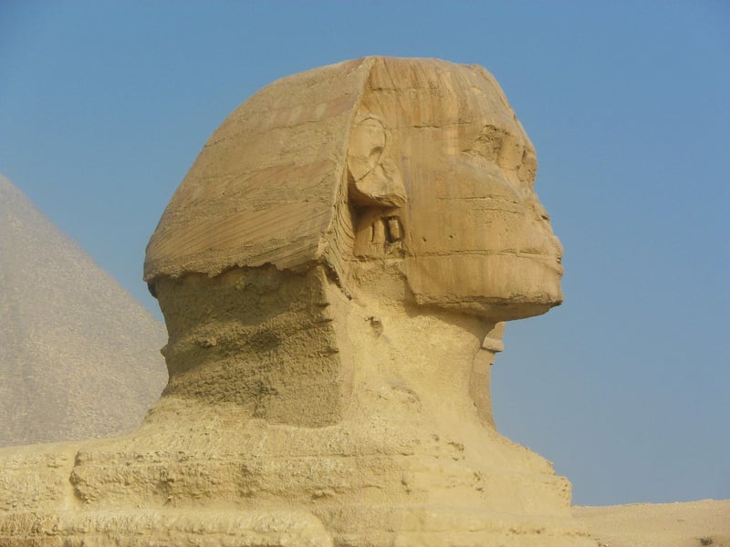 Pyramids of Giza in Egypt